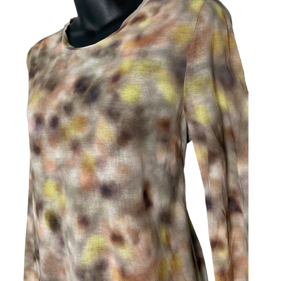 Cos Womens Tie Dye Spot Crewneck Long Sleeve Tee Size Small - Picture 3 of 8